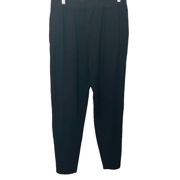 CALME JOGGER, TRACK, ACTIVEWEAR PANTS, WOMENS, L, BLACK, STRAIGHT LEG, DRAWCORD - Picture 2 of 10